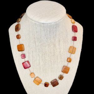 Wooden necklace Hand made from Costa Rica
